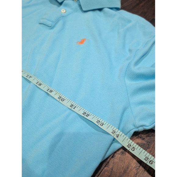 Polo Ralph Lauren Polo Shirt Mens XL Classic Fit Short Sleeve Orange Pony Golf‎ - Picture 6 of 7